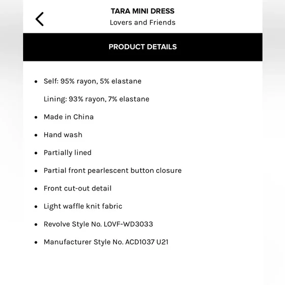 Lovers and Friends “Tara” Mini Dress in Sand | Size XXS - Picture 12 of 14